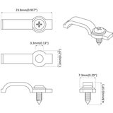  LED Trake za sponice 2 pcs *Transparent*an 2 x 1 x 0.5 cm | shoptok.hr