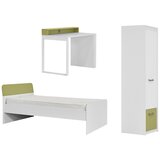 Matis Dečija soba Kinder - Set 2 - Krevet 120×200 (belo-zelena) Cene
