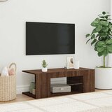 TV ormarić s LED svjetlima boja smeđeg hrasta 90 x 39 x 30 cm | Eponuda.com