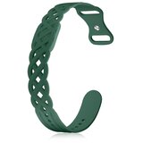 INF Silikonski pašček za Fitbit Air z zračno pletenico, vodoodporen Green, (5000369118) | Shoptok.si