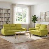  Set sofe 2 pcs Svijetlo zelena Tkanina | shoptok.hr