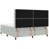  Krevet s opruga kutije Svijetlo siva 180 x 200 cm Baršun | shoptok.hr
