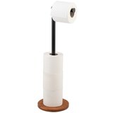 Wenko Crni/smeđi željezni držač za WC papir Serro &ndash; cijene