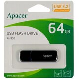  USB 3.2 Gen1 ključ 64GB AH355 črn | Shoptok.si