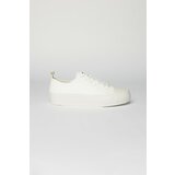 AC&Co / Altınyıldız Classics Men's White Plain Sneaker Shoes Cene