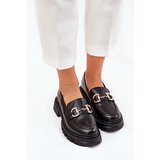 Boto Women's Eco Leather Moccasins With Gold Detail Black Ravalissea | shoptok.hr
