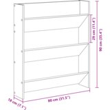  Ormarići za cipele na zidu 2 pcs Staro drvo 60 x 18 x 60 cm | shoptok.hr