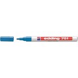 Edding marker z lakom EDE751010 E-751, 1-2 mm, sv. moder 10 KOS Cene