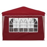  Zložljivi šotor za zabave 288 x 288 x 245 cm Burgundija, (5000248575) | Shoptok.si