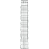  Lučne gabionske košare 2 kom 200x50x220/240cm pocinčano željezo | shoptok.hr