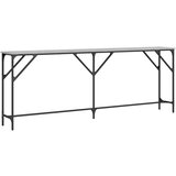  The Living Store Konzolna mizica siva sonoma 200x29x75 cm inženirski les - Konzolna Mizica, (21453416) | Shoptok.si