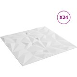  Zidne panele 24 pcs Bijela 50 x 50 cm XPS pjena | Eponuda.ba