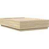 vidaXL Posteljni okvir sonoma hrast 160x200 cm inženirski les | Shoptok.si