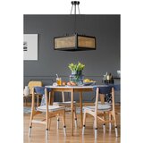 Opviq kumsal kare 4 Lü siyah rattan avize rattanblack chandelier Cene