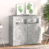  Komoda z LED lučkami betonsko siva 80x35x75 cm, (20656511) | Shoptok.si