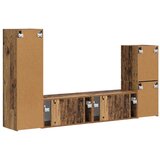  Komplet TV omaric 4 pcs Star les Konstruiran les - - Rjava - 67.7 - 30 x 31 x 100 cm - 2025-vidaXL-Uvoz_2 | Shoptok.si