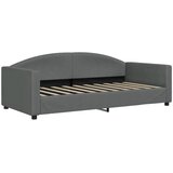  Dnevni krevet s madracem tamnosivi 90 x 190 cm od tkanine | shoptok.hr