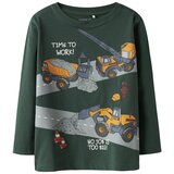 name it Majica 'NMMofek Tonka' siva / temno zelena / oranžna / bela Cene