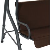  Vrtna ljuljačka boje kave 170 x 110 x 153 cm | shoptok.hr