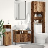 vidaXL Ormar za umivaonik Kupaonica Stari drveni 80x30x60 cm inženjerska drva | shoptok.hr