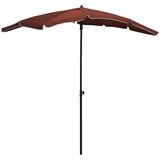  Vrtni suncobran sa šipkom 200 x 130 cm boja cigle | shoptok.hr