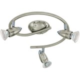 Eglo Magnum-led spot/3, led gu10 3x3w, 3x240lm, g-forMa, nikl-Mat/hrom, | Eponuda.com