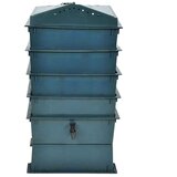 vidaXL Farma za Uzgoj Glista s 4 Ladice 42x42x60 cm | shoptok.hr