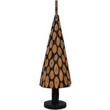 vidaXL Božićno drvce s stalakom Smeđa 150 cm Masivna tikovina | shoptok.hr
