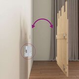  Stensko posteljno vzglavje 108x3x80 cm trdna borovina | Shoptok.si
