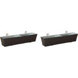  Ograda Metal - Crna 80 cm | shoptok.hr
