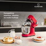 Klarstein Kuhinjski robot Bella Evo | planetarni mešalni sistem | 3 mešalni nastavki | 1500 W | 5 l | Shoptok.si