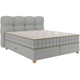 Premium Living Postelja Boxspring Bianco, Rjavosiva, 180x200 | Shoptok.si