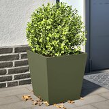 vidaXL Vrtne sadilice 2 kom maslinastozelene 40x40x40 cm čelične Cijene