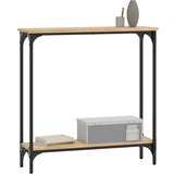  Konzolni stolić Sonoma hrast 75x22,5x75 cm Konstruirano drvo | shoptok.hr