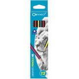 Olovka grafitna HB trokutasta Connect sortirano | shoptok.hr