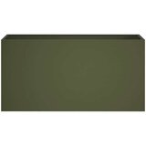  Vrtna saksija Maslinastozelena 100 x 30 x 50 cm Čelična vrata | shoptok.hr