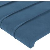  Vzglavje z ušesi temno modra 147x23x118/128 cm žamet, (20933643) | Shoptok.si