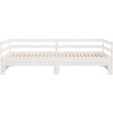  Dnevni ležaj na izvlačenje bijeli od borovine 2 x (90 x 200) cm | Eponuda.ba