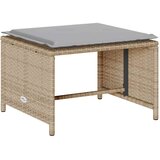  Vrtni set od 5 dijelova s jastucima, složiv, bež, poliratan | shoptok.hr