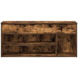  Klupa za cipele boja dimljenog hrasta 102x30 5x45 cm drvena | shoptok.hr