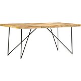  Blagovaonski stol od masivnog drva manga 180 x 90 x 76 cm | Eponuda.com