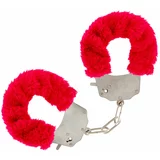 Toy Joy Furry Fun Cuffs Red