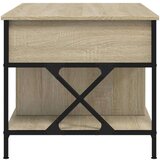 vidaXL Stolić za kavu boja hrasta sonome 100x55x50 cm od drva i metala | shoptok.hr