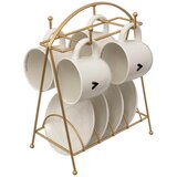 XXXL SG ŠALICE S TANJURIĆEM NA STALKU 9/1 0,17 L KERAMIKA/METAL VIŠEBOJNO | shoptok.hr