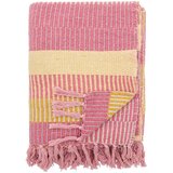 Bloomingville Rumena/rožnata odeja iz recikliranega bombaža 130x160 cm Isnel – | Shoptok.si