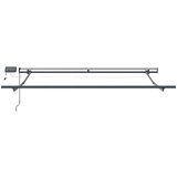  Skrovita tenda narančasta i smeđa 300 x 250 cm tkanina | shoptok.hr