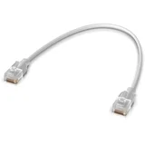 UACC-Cable-Patch-EL-0.3M-W networking cable Translucent, White Cat6
