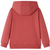  Dječja topla majica s kapuljačom tamnocrvena 104 | Eponuda.com