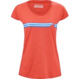 Babolat ženska sportska majica exercise stripes tee poppy red s cene
