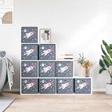  Sklopive kutije za pohranu 10 kom sive 32x32x32 cm od tkanine | shoptok.hr